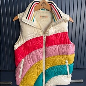 Marine Layer Multicolor Striped Vest